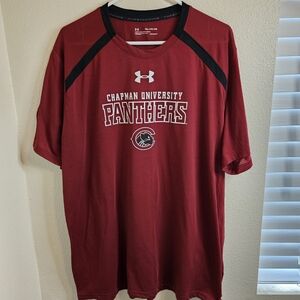 Under Armour Chapman University Panthers Short SleevePerformance Tshirt Mens XXL
